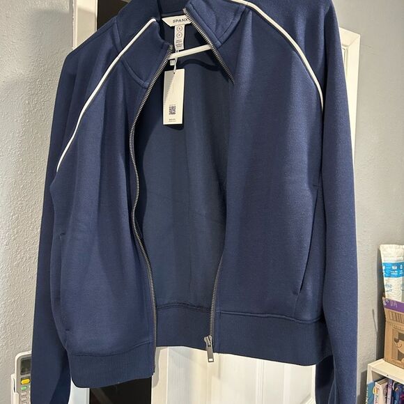 SPANX Navy Blue Jacket - Picture 3 of 5